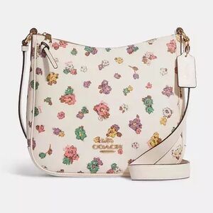 COACH Cross Body Bag - Ellie File Bag With Spaced Floral Field Print